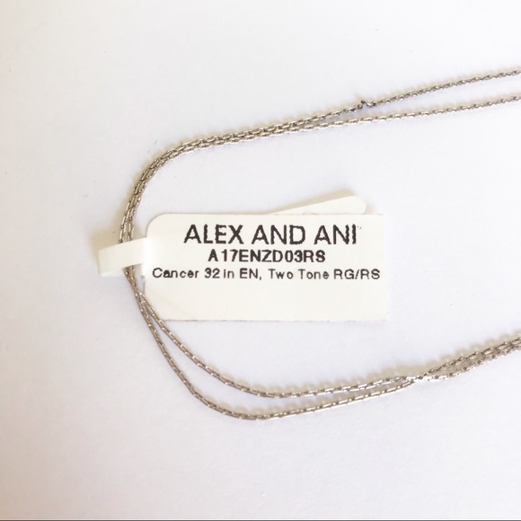 Nwt Alex Ani Zodiac Cancer Two Tone 